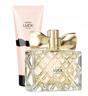 AVON Zestaw kosmetyków LUCK - EDP 50 ml + Balsam do ciała 125 ml