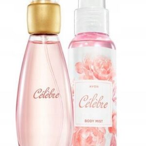 AVON ZESTAW CELEBRE WODA TOALETOWA 50 ML MGIEŁKA PERFUMOWANA 100 ML